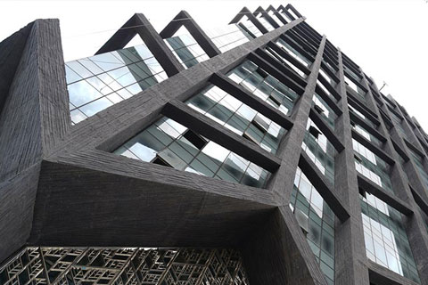 Branching tree facade